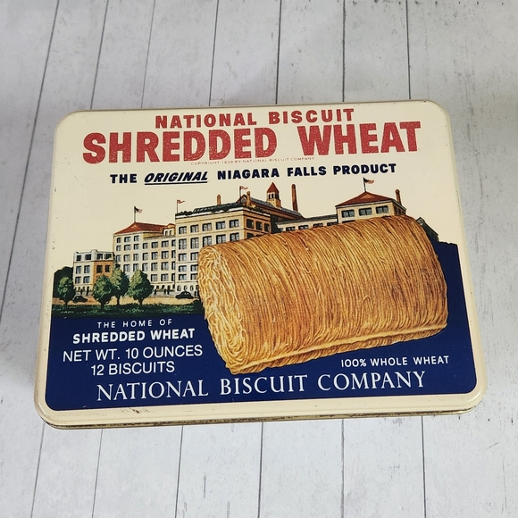 Vintage National Bisquit Shredded Wheat Collector Tin - Picture 1 of 8